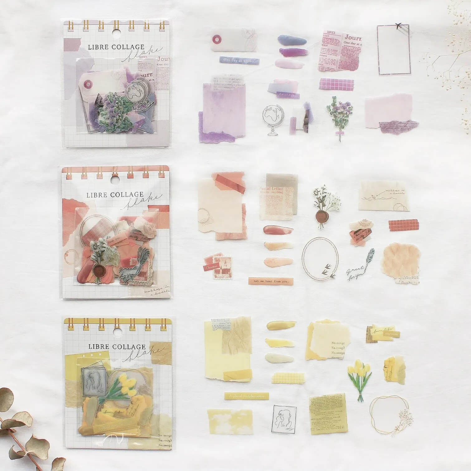 samolepky di diare miw wave - libre collage 1